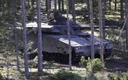 Jalaväe lahingumasin CV9035 lahinglaskmisel.