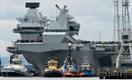 Ühendkuningriigi uus lennukikandja HMS Queen Elizabeth alustas esimest proovisõitu.