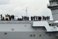 Ühendkuningriigi uus lennukikandja HMS Queen Elizabeth alustas esimest proovisõitu.