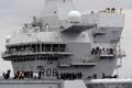 Ühendkuningriigi uus lennukikandja HMS Queen Elizabeth alustas esimest proovisõitu.