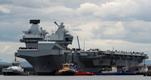 Ühendkuningriigi uus lennukikandja HMS Queen Elizabeth alustas esimest proovisõitu.