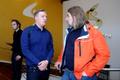 Eesti korvpallikoondise pressikonverents ja treening / Alvar Tiisler ja Kristjan Kalkun