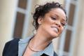 Rihanna ning Prantsuse esileedi Brigitte Macron Elysee palee ees