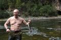 Владимир Путин отдыхал в южной Сибири.