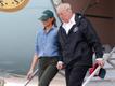 Trump saabus Houstonisse tulvaohvritega kohtuma