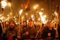Факельное шествие в 109-ю годовщину со дня рождения Степана Бандеры в Киеве.