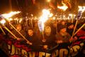 Факельное шествие в 109-ю годовщину со дня рождения Степана Бандеры в Киеве.