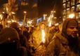 Факельное шествие в 109-ю годовщину со дня рождения Степана Бандеры в Киеве.