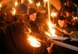 Факельное шествие в 109-ю годовщину со дня рождения Степана Бандеры в Киеве.