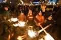 Факельное шествие в 109-ю годовщину со дня рождения Степана Бандеры в Киеве.