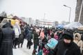 Жители Ласнамяэ отмечают Масленицу в парке Паэ.