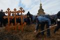 Похороны жертв трагедии в Кемерове.