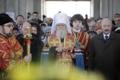Митрополит Корнилий на службе в новой Ласнамяэской церкви (2012 год)
