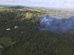 Kilauea vulkaanist pärinev laava maastikul Pahoa linna lähistel