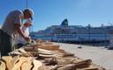 Круизное судно Amadea на Сааремаа.