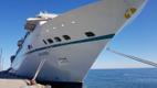 Круизное судно Amadea на Сааремаа.