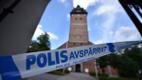 Rootsi politsei Strängnäsi toomkiriku juures.