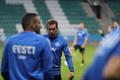 Eesti jalgpallikoondise viimane treening enne UEFA Rahvuste liiga esimest kohtumist