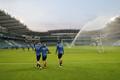 Eesti jalgpallikoondise viimane treening enne UEFA Rahvuste liiga esimest kohtumist
