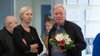 Anneli Tõevere raamatuesitlus ruudulises fuajees.