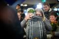 Встреча Келли Сильдару в Таллиннском аэропорту.