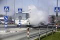 В Рапла загорелся перевозивший детей автобус