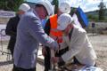 Закладка краеугольного камня здания колледжа Академии внутренней безопасности в Нарве.