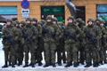 Торжественное построение в Нарве.