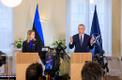 Ursula von der Leyen ja Jens Stoltenberg saabusid Eesti sünnipäevaks visiidile.