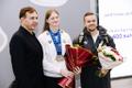 Сборная Эстонии по плаванию в Таллиннском аэропорту.