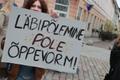 Tudengid nõudsid Tartus oma toimetuleku parandamist