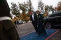 President Ülle Madise ametisse nimetamise puhul algas Kadriorus vastuvõtt.