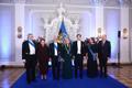 President Ülle Madise ametisse nimetamise puhul algas Kadriorus vastuvõtt.