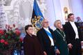 President Ülle Madise ametisse nimetamise puhul algas Kadriorus vastuvõtt.