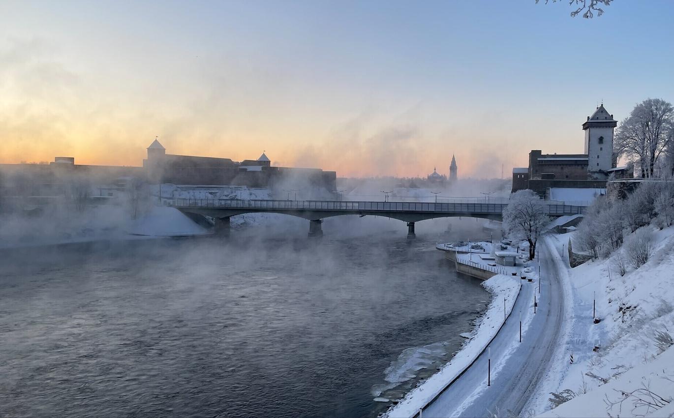 Navrasa Border Narva border crossing only open to pedestrians from February | News | ERR