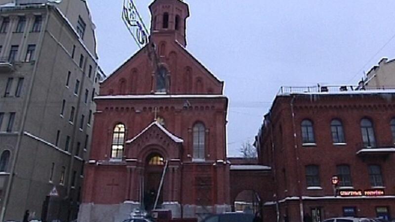 Эстонская церковь Св. Иоанна в Петербурге.