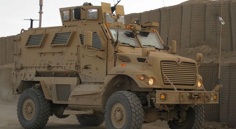 The International MaxxPro armored personnel carrier
