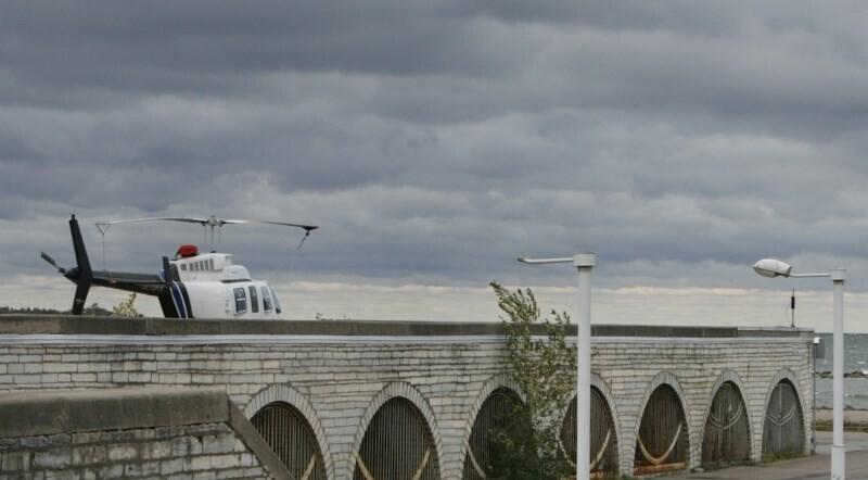 The Copterline landing pad in Tallinn