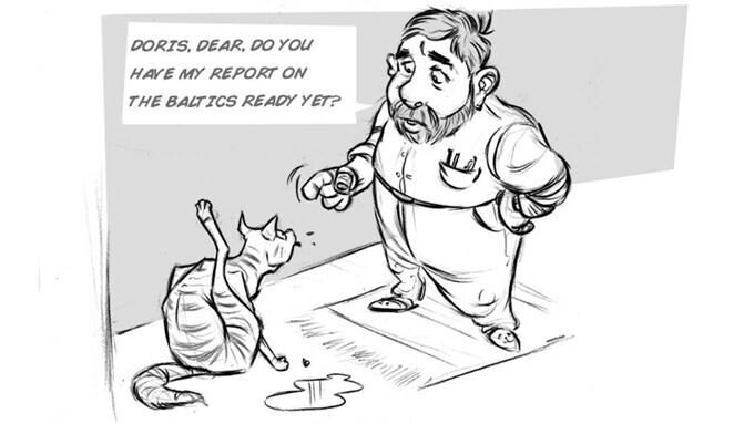 ERR News's portrait of Paul Krugman, 2010
