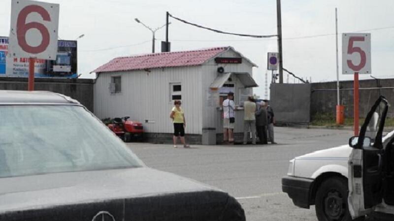 Транзитная площадка Transservis-N в Нарве. Иллюстративная фотография.