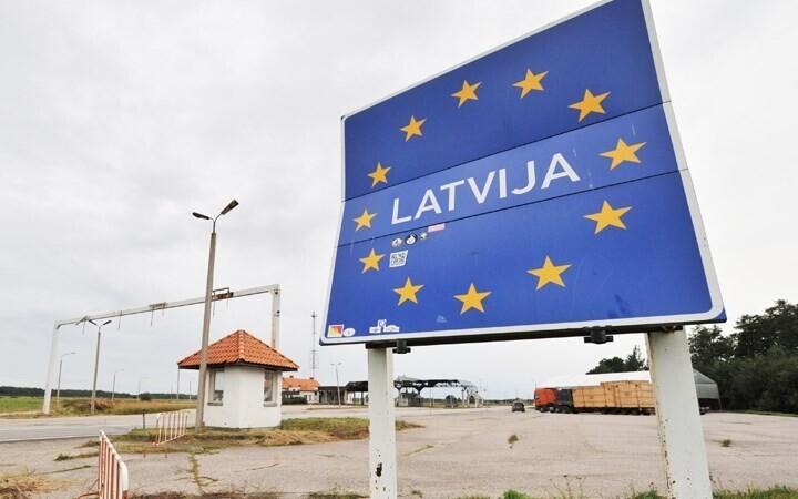 Государственная граница Латвии.
