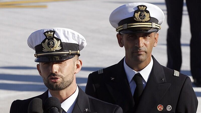 Itaalia mereväelased Salvatore Girone (vasakul) ja Massimiliano Latorre