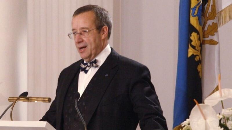 Президент Эстонии Тоомас Хендрик Ильвес.