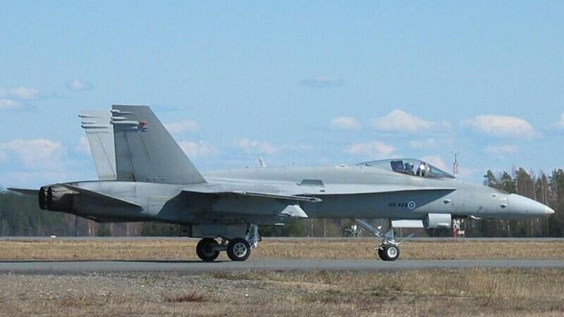 Soome hävitaja F-18 C Hornet