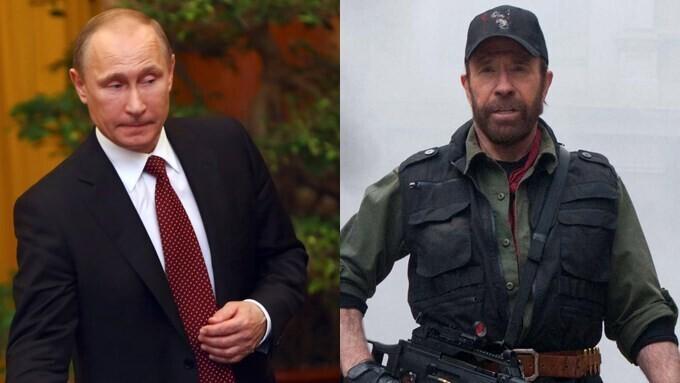 Vladimir Putin, Chuck Norris