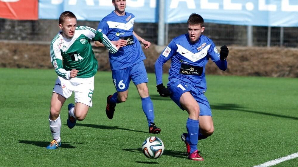 Pavel Marin (Tallinna Levadia) ja Andre Paju (Tartu Tammeka)