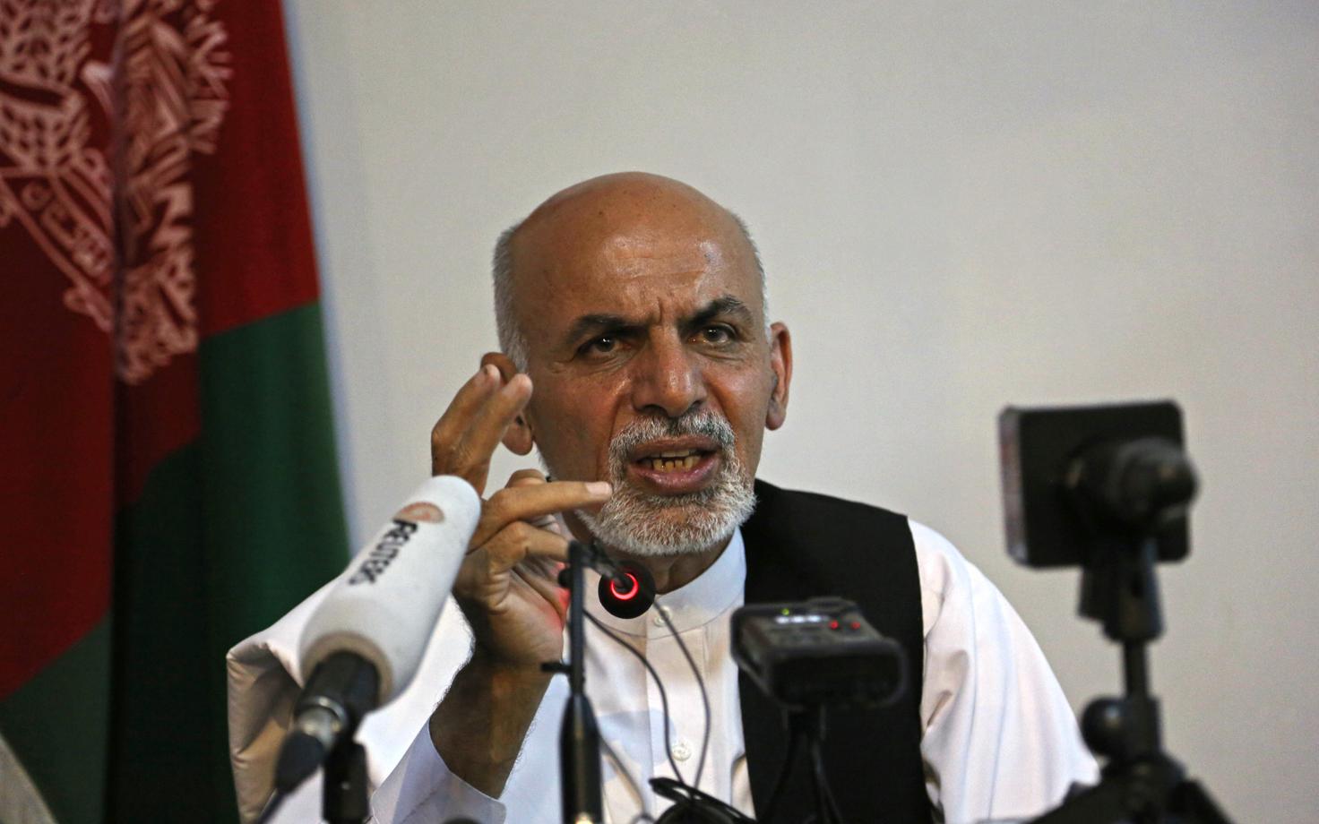Afganistani president Ashraf Ghani.