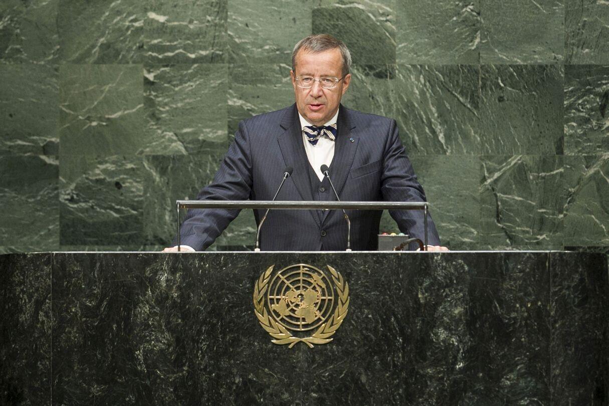 President Toomas Hendrik Ilves ÜROs.