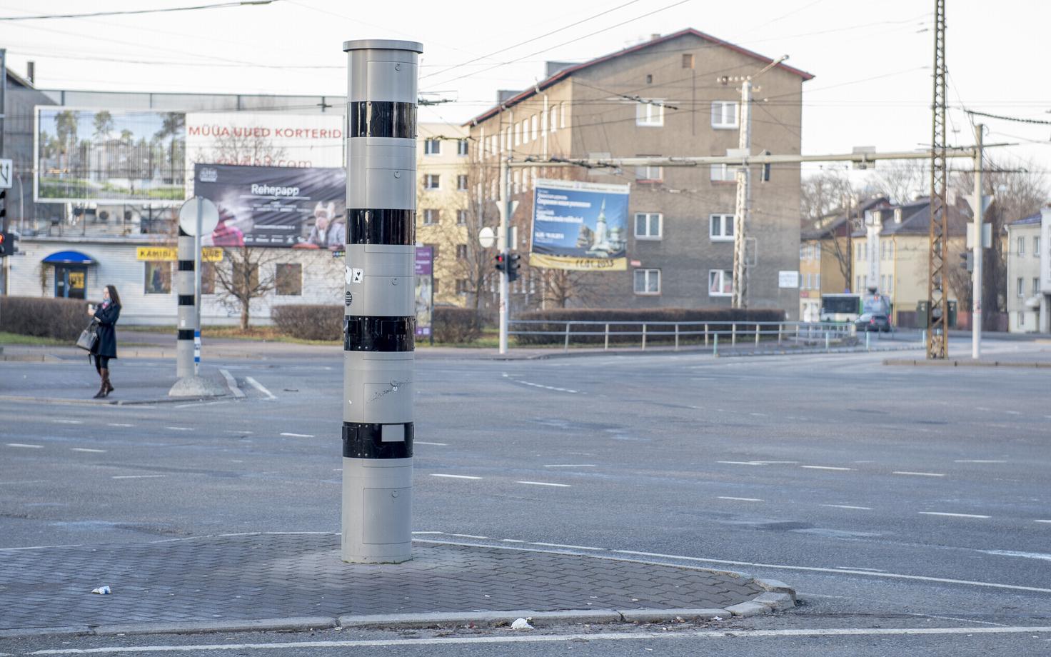 Liikluskaamera Tallinnas Kristiine ristmikul.