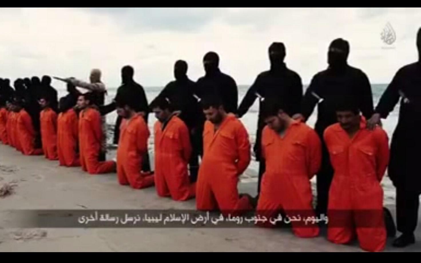 Kaader Islamiriigi avaldatud videost.